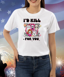 Valentine vibes I’d kill for you horror characters Shirt