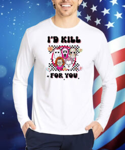 Valentine vibes I’d kill for you horror characters Shirt