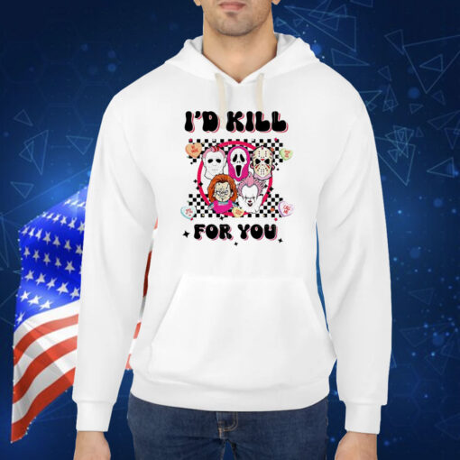 Valentine vibes I’d kill for you horror characters Shirt