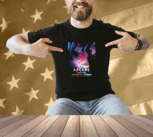 Vi And Jinx Arcane Season 2 Releasing In November Only On Netflix 2024 Shirt