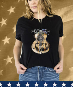 Whitesnake Acoustic Adventures Guitar Tee Shirt
