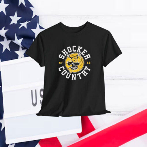 Wichita State Shocker Country Basketball Mascot Shirt