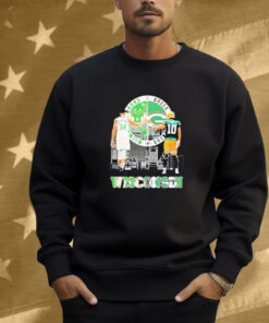 Wisconsin Milwaukee Bucks Antetokounmpo x Green Bay Packers Love Signatures Shirt