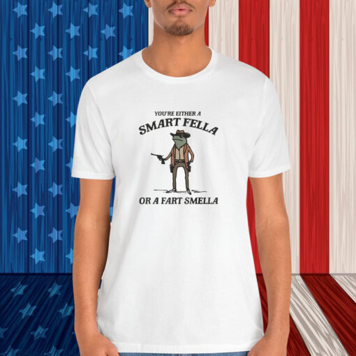 You’re Either A Smart Fella Or A Fart Smella Frog Cowboy Shirt