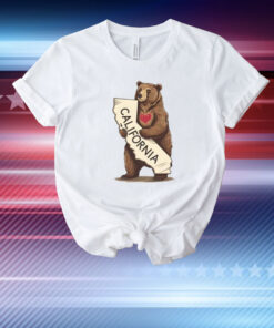 California Bear Heart T-Shirt