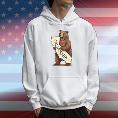 California Bear Heart T-Shirt