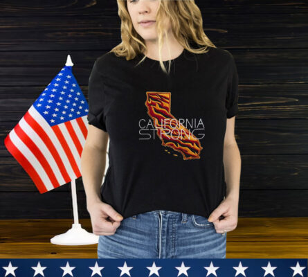 Embroidered California Strong Sweatshirt Support LA Firefighters Los Angeles Fire Recovery Shirt