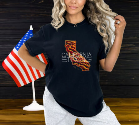 Embroidered California Strong Sweatshirt Support LA Firefighters Los Angeles Fire Recovery Shirt