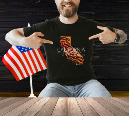 Embroidered California Strong Sweatshirt Support LA Firefighters Los Angeles Fire Recovery Shirt