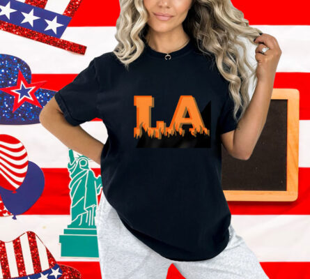 Los Angeles Fire Support LA Firefighters Shirt