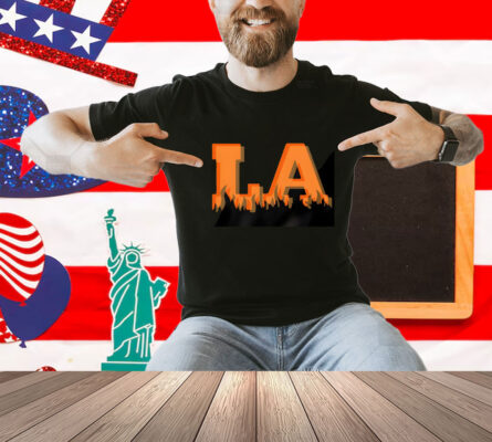 Los Angeles Fire Support LA Firefighters Shirt