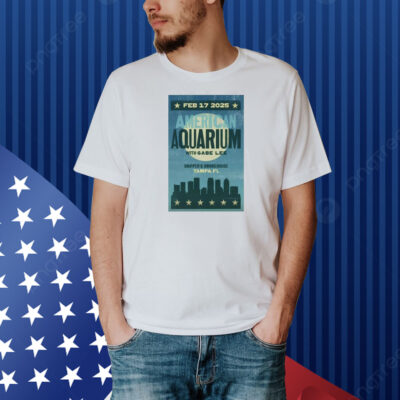 American Aquarium Feb 17, 2025 Skipper’s Smokehouse Tampa, FL Show Shirt