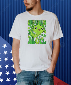 Axolotl St. Patrick’s Day Shenanigans Alotl Shirt