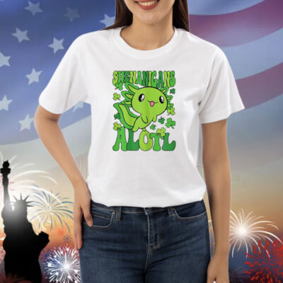 Axolotl St. Patrick’s Day Shenanigans Alotl Shirt