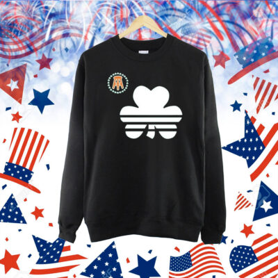 Barstool Sports Shamrock Stripes St Patrick’s Day Shirt