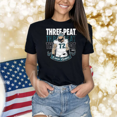 Darian Kinnard Three-Peat Philadelphia Eagles Philly Shirt