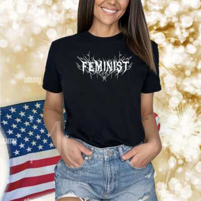 Feminist Metal Logo Shirt
