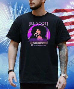 Jill Scott The Who Is Jill Scott Words & Sounds Vol 1 23 Rd Anniversary Tour Shirt