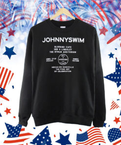 Johnnyswim Bluebird Cafe 3rd And Lindsley The Ryman Auditorium All Weekend Shirt