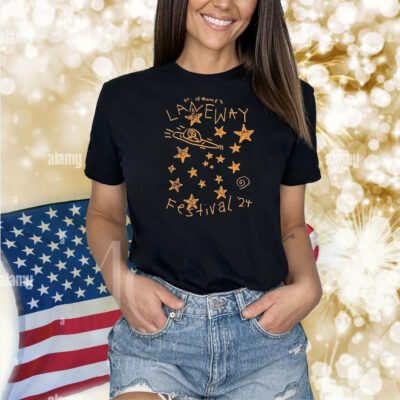Laneway Festival 2024 St Jerome’s Space Logo Shirt