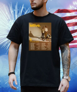 Letlive Sincerely Yours Tour 2025 Tour Dates Shirt