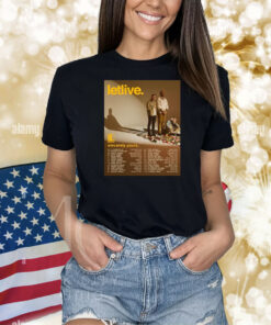 Letlive Sincerely Yours Tour 2025 Tour Dates Shirt