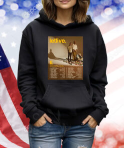 Letlive Sincerely Yours Tour 2025 Tour Dates Shirt