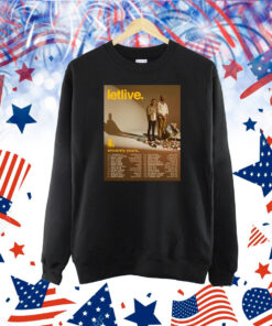 Letlive Sincerely Yours Tour 2025 Tour Dates Shirt