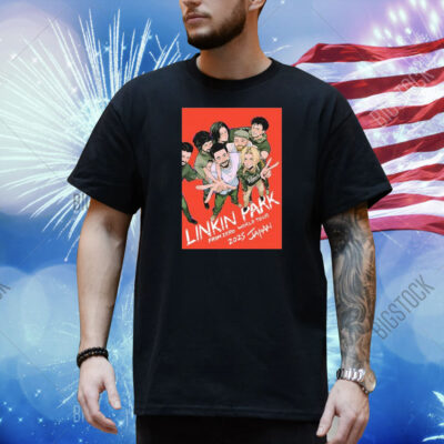 Linkin Park From Zero World Tour 2025 Japan Anime Style Shirt