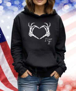 Murder With My Husband I Love It Tour Heart Skeleton Shirt