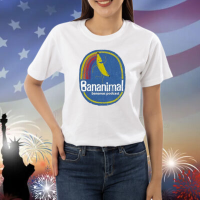 My Favorite Murder Bananas Podcast Rainbow Bananimal Shirt