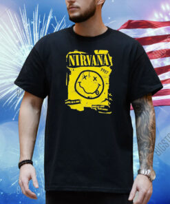 Nirvana Come As U Are Smells Like Teen Spirit Smiley 1987 Shirt