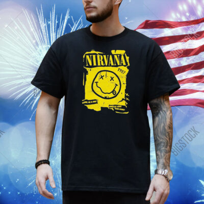 Nirvana Come As U Are Smells Like Teen Spirit Smiley 1987 Shirt