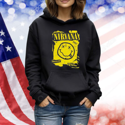 Nirvana Come As U Are Smells Like Teen Spirit Smiley 1987 Shirt