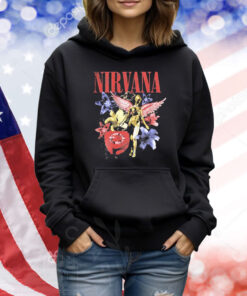 Nirvana In Utero Wings Heart Flowers Shirt
