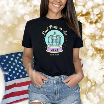Official Beach Bunny Pool Party On Ice 2024 Thalia Hall Chicago IL Snow Shirt