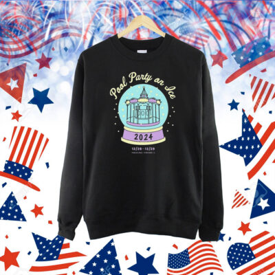 Official Beach Bunny Pool Party On Ice 2024 Thalia Hall Chicago IL Snow Shirt