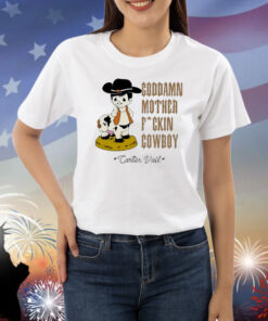 Official Carter Vail Goddamn MFin’ Cowboy UKEU Tour 2025 Cow Shirt
