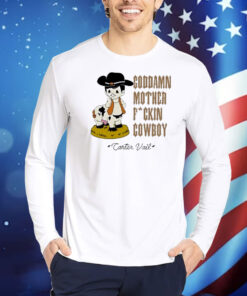 Official Carter Vail Goddamn MFin’ Cowboy UKEU Tour 2025 Cow Shirt