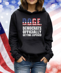Official Doge Democrats Officially Getting Exposed American Flag Shirt