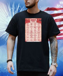 Official Hellfest Open Ar Festival 2025 Out Of Bounds Lineup For Clisson Rock City France From 19 To 22 June 2025 Lineup Shirt