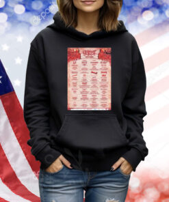 Official Hellfest Open Ar Festival 2025 Out Of Bounds Lineup For Clisson Rock City France From 19 To 22 June 2025 Lineup Shirt