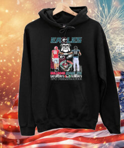 Official Jalen Carter Georgia Bulldogs On Saturdays X Philadelphia Eagles On Sundays It’s PhillyDawgs Helmet T-Shirt