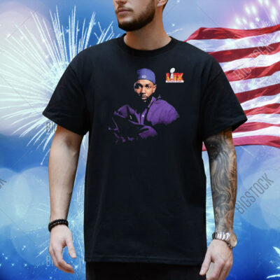Official Kendrick Lamar Super Bowl LIX Apple Music Halftime Show Hip Hop MVP Takes The Big Stage 2025 Shirt