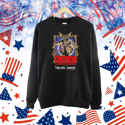 Official Kreator Demonic Summer 2025 European Tour Dates Shirt