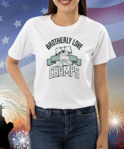 Official Philadelphia Eagles Philly New Heights Brotherly Love Champs Bell Shirt