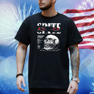 Official Spite Dedication To Flesh Eyes Skull Shirt