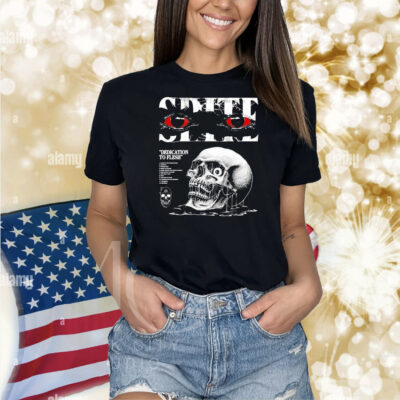 Official Spite Dedication To Flesh Eyes Skull Shirt