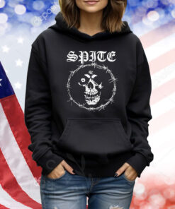 Official Spite Pain Is A Place On Earth Dedication To Flesh Barbed Skull Chains Shirt
