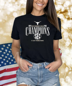 Official Texas Longhorns 2025 SEC Men’s Swimming And Diving Conference Champions It Just Means More Shirt